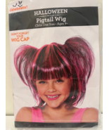 New pink pigtail wig halloween costume 8+ - £10.72 GBP