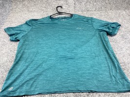 Eddie Bauer T Shirt Mens XXL Motion Free Dry Stretch Aqua activewear . - $9.89