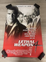 “Lethal Weapon 4” Original Movie Poster Release Promo 27x40 CV - $364.17 MXN