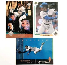 Ken Griffey JR Lot Of 3 Baseball XL OS Trade Cards Upper Deck 1990-1996 BGS1 - £19.57 GBP