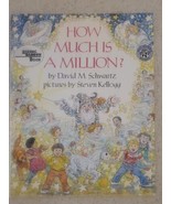 How Much Is a Million? David M Schwartz 1985 SIGNED Paperback Bookmark N... - £15.64 GBP