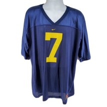 Michigan Wolverines Nike Football Jersey Size XL Navy Blue #7 Chad Henne - £27.22 GBP