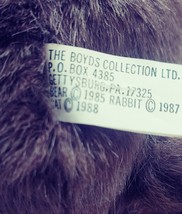 JB Bean 1985 jointed bear The Boyd's Collection 13 inch tall image 3
