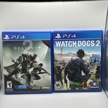 2017 Activision Destiny 2  &amp; Watch Dogs 2 Rated Teen PS4 PlayStation 4 - £7.41 GBP