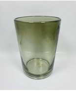 High Ball Glass Tumbler Green 3.5&quot;diam x 6&quot;H - CANVAS - $242.93 MXN