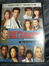Grey&#39;s Anatomy: Season Three (Seriously Extended) (DVD, 2006) - £3.69 GBP
