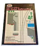 Book Atlas Beginner&#39;s Guide to HO Model Railroading Level 1 44 Pages 1992 - $14.82