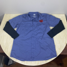 Phillips 66 Mechanic Shirt Men&#39;s Size S Racing Every Friday Night Button... - £18.30 GBP