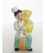 Vintage hand painted bisque band member tuba player figurine Japan - €13,14 EUR
