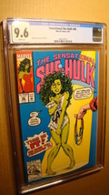 SHE-HULK 40 *CGC 9.6 NM+ WHITE PAGES* CONTROVERSIAL COVER JOHN BYRNE ART... - £217.17 GBP