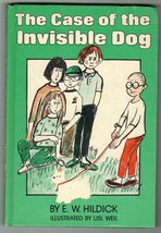 1977 Weekly Reader The Case Of The Invisible Dog HC 1st Ed. E. W. Hildick Book - £10.22 GBP