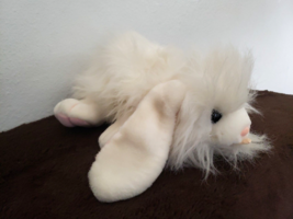 Ganz Heritage Collection Googles Bunny Rabbit Plush Stuffed Animal White - £27.23 GBP