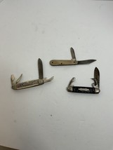 Three Vintage Pocketknives Camper&#39;s Knife - £17.95 GBP