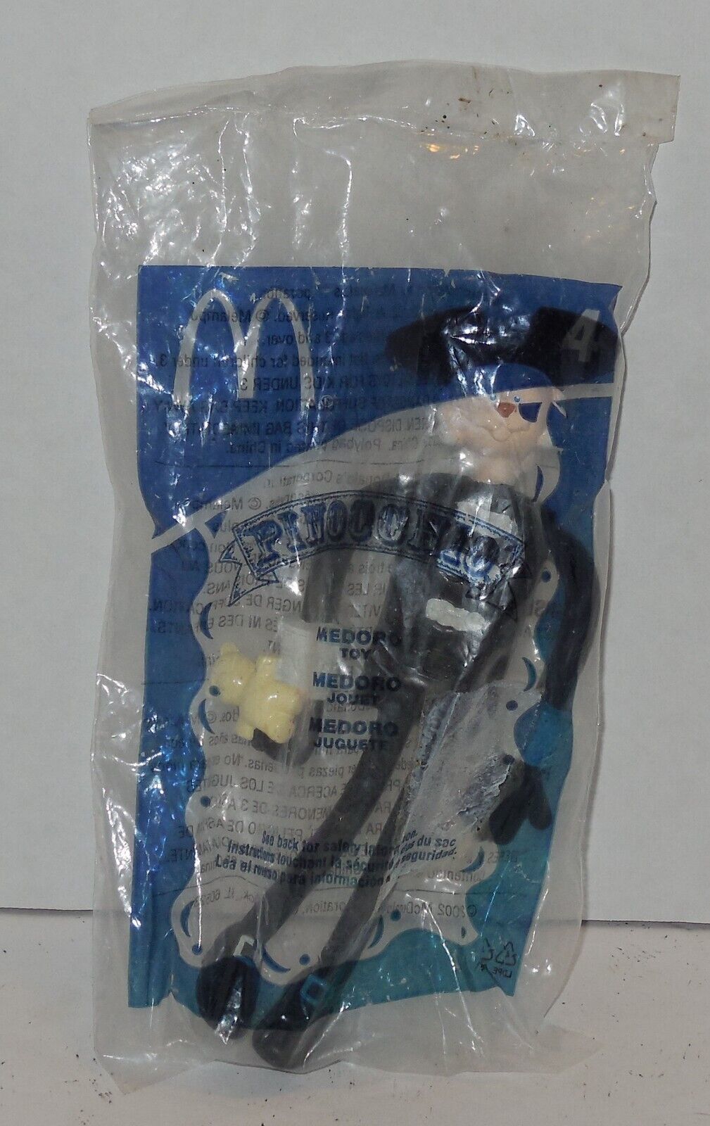 Primary image for 2002 McDonald's Happy Meal Toy Pinocchio #4 Medoro MIP