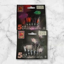 2X 2.5-3.5 Volt  Replacement Bulbs Pumpkin Hollow Mini Lights IOP - $6.60 CAD
