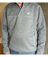 The North Face Men’s Sherpa Patrol 1/4 Snap Pullover in Grey Size Large - $820.99 MXN