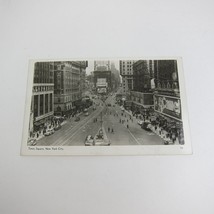 Real Photo Postcard RPPC New York City Times Square Vintage 1948 RARE - £14.93 GBP