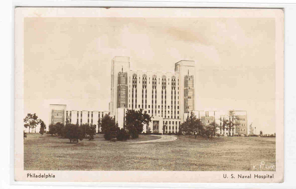 Primary image for US Naval Hospital Philadelphia PA 1942 RPPC Real Photo postcard