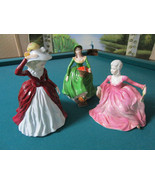 COALPORT ENGLAND FIGURINES: LADIES OF FASHION: HELEN, POLLY, MARGARET -PICK - $106.99