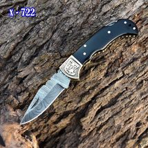 Best Pocket Knives Handmade Forged Folding Blade Knife Ideal Outdoor W/ ... - $27.72