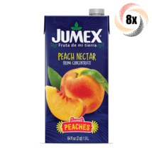 Full Box 8x Cartons Jumex Peach Flavor Drink 64 Fl Oz ( Fast Free Shippi... - £57.43 GBP