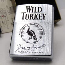 Wild Turkey 80th Anniversary Engraved Zippo Oil Lighter 2004 MIB Rare - $111.56