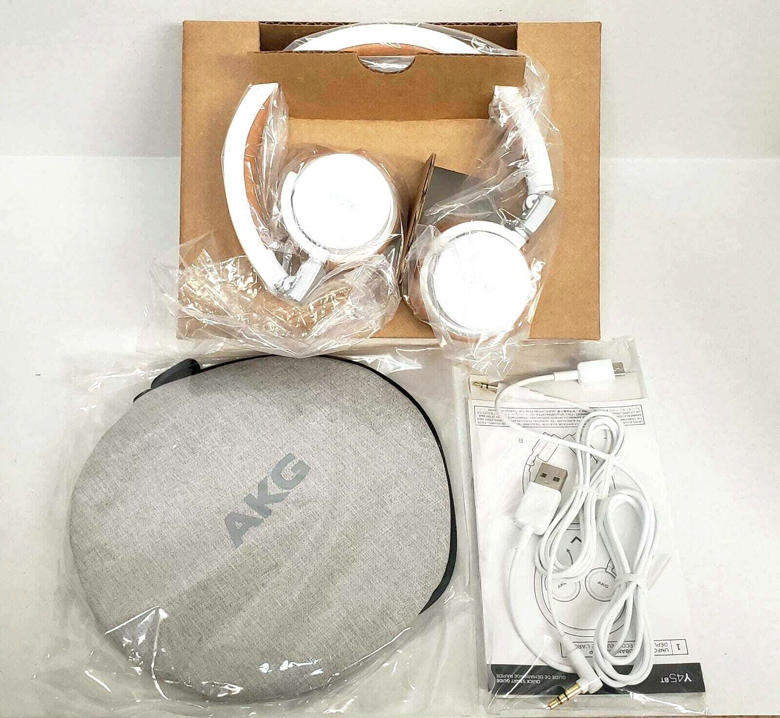 AKG Y45BT Wireless Bluetooth Headphones White - £98.93 GBP