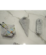 Hot wheels Star Wars lot of vehicles millennium falcon X wing tie fighte... - $59.99