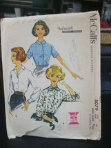 McCall's 5079 Misses Blouse Pattern - Size 16 Bust 36 - $14.15
