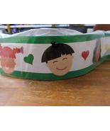  Childrens Paper Schoolroom Wall Banner Diverse Kid Faces  - $27.12 CAD