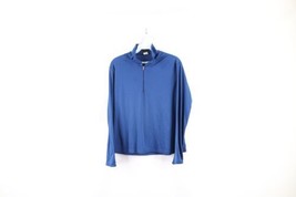 Vintage 90s Patagonia Capilene Womens Medium Half Zip Pullover Top Blue USA - £46.74 GBP