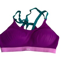 Victoria Secret VSX Sport Athletic Blue Green Purple Strappy Sports Bra ... - £13.17 GBP