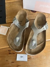 Birkenstock Papillon Gizeh | Dove Gray | EU 38 | US L7 / M5 | Regular Fit - $107.91