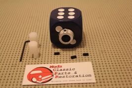 Vintage Style Custom Truck Hot Rod Blue Dice Gear Shift Knob 4 5 Speed M... - $18.61