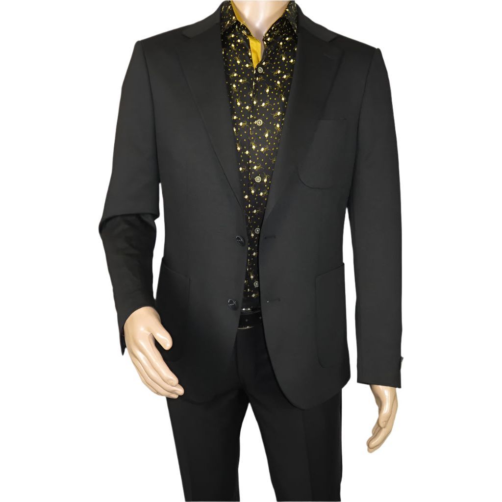 Men&#39;s MONO Turkey Casual Dress Jacket Patch Pockets Thick Cotton 1557-01... - $175.00
