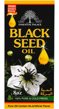 Essential Palace Organic Black Seed Oil -100% Pure &amp; Cold Press 8oz - £24.91 GBP