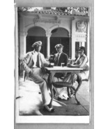 Patrons Drink Tropical Brand Beer Tropical Garden,Havana Cuba Real Photo... - $25.82