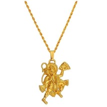 Sullery Religious Jewelry Pawan Putra Hanuman Bajrangbali Necklace Pendant - $29.80 CAD