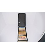 Lot of 12 Country Cassette Tapes w/ Gray Savoy Zippered Carrying Case - €15,19 EUR