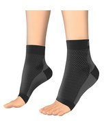 Ankle Sleeve (2 Pair) for Athletic &amp; Medical Use for Men &amp; Women - Arch ... - £13.99 GBP