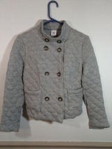 CAbi Quilted Jacket #3182 Heather Grey Jersey, Super comfy, Cropped Size... - $14.85