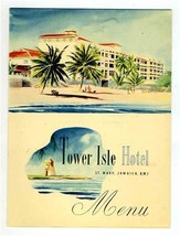 Tower Isle Hotel Dinner Menu St Mary Jamaica British West Indies 1952 - £51.54 GBP