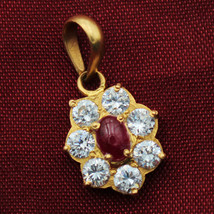 22Cts Unique Gold Bijoux Wholesale Jewelry Teardrop Pendant For Female - £263.13 GBP