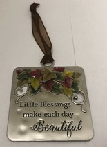 Ganz Blessed &quot;Little Blessings make each day Beautiful&quot; Ornament - 2.25&quot; - £9.26 GBP