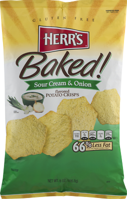 Herr's Baked Potato Crisps- Sour Cream & Onion (3 Bags) - $30.64