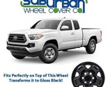 2005-2023 Toyota Tacoma 16&quot; 5 Spoke Gloss Black Wheel Skins # 6947-GB NE... - $109.99