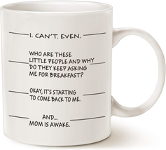 MAUAG Mothers Day Gifts Idea Funny Coffee Mug for Mom, I Can&#39;T Even ... And...Mo - £10.62 GBP