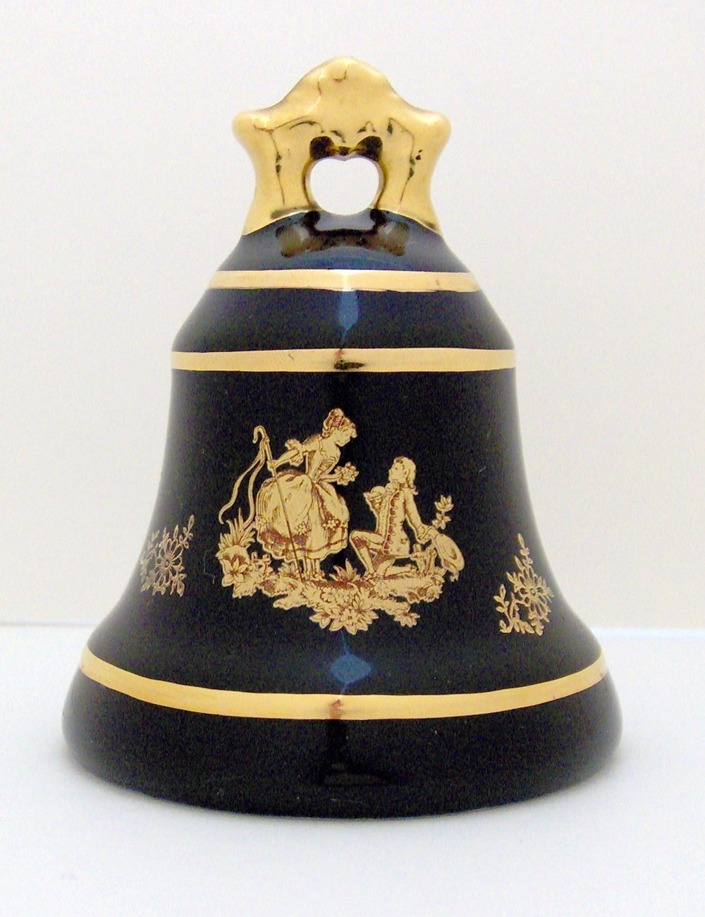 Decorative Porcelain Bell by Limoges Castel, France - $10.00
