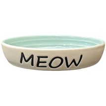 Ethical Products 774234 6 in. Meow Oval Dish, Green - $22.91