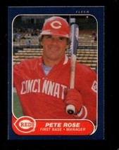 1986 Fleer #191 Pete Rose Nmmt Reds *X90961 - £4.29 GBP